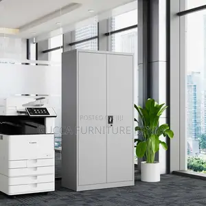 White Steel Door's Filling Office Cabinet