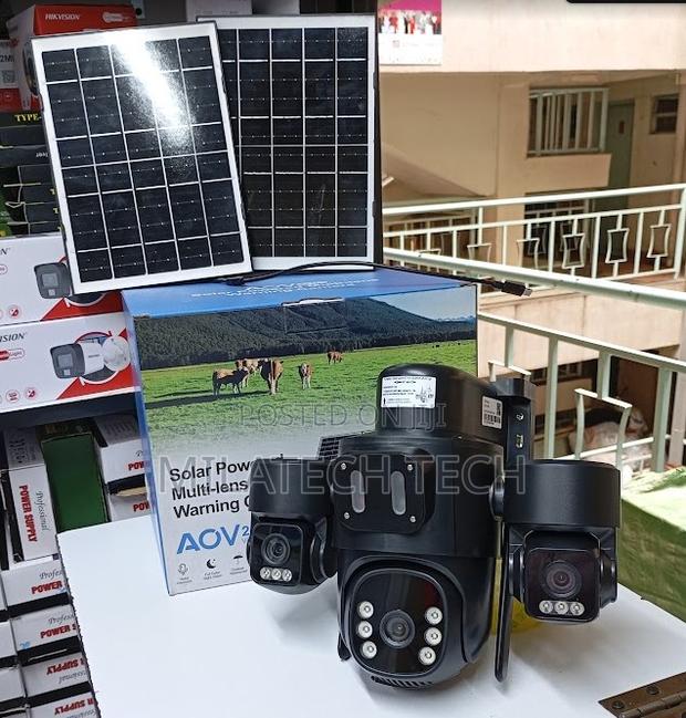 4g Solar Camera (3-Lens Edition) Atom - main view