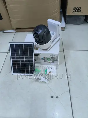 New 4g Solar Powered CCTV Camera Single Lense