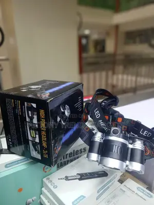 Led Headlamp 3 Bulb High Brightness Usb Rechargeable