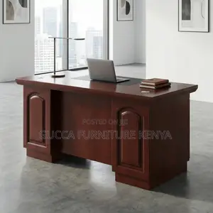 Mahogany 120cm Executive Desk With Drawers