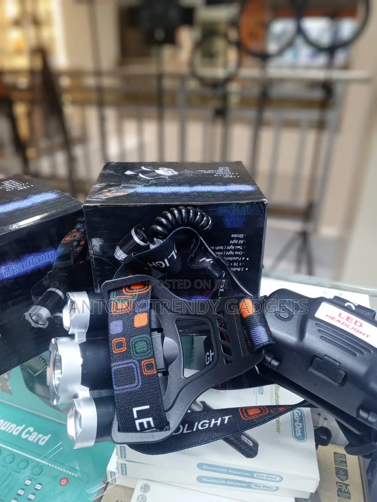3-Bulb Rechargeable Led Headlamp, 3-Bulb Rechargeable Led Headlamp