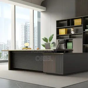 Office Desk : Office L-Shaped Executive 180 Centimeters Managers Desk