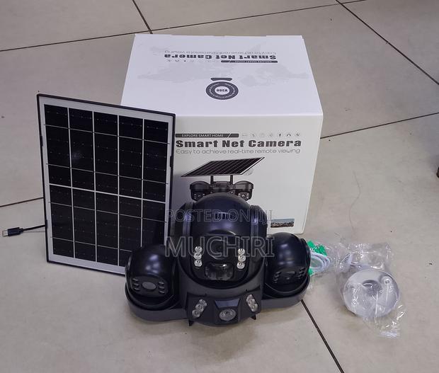 V380 Triple-Lens 4g Solar-Powered PTZ Security Camera - thumbnail 2