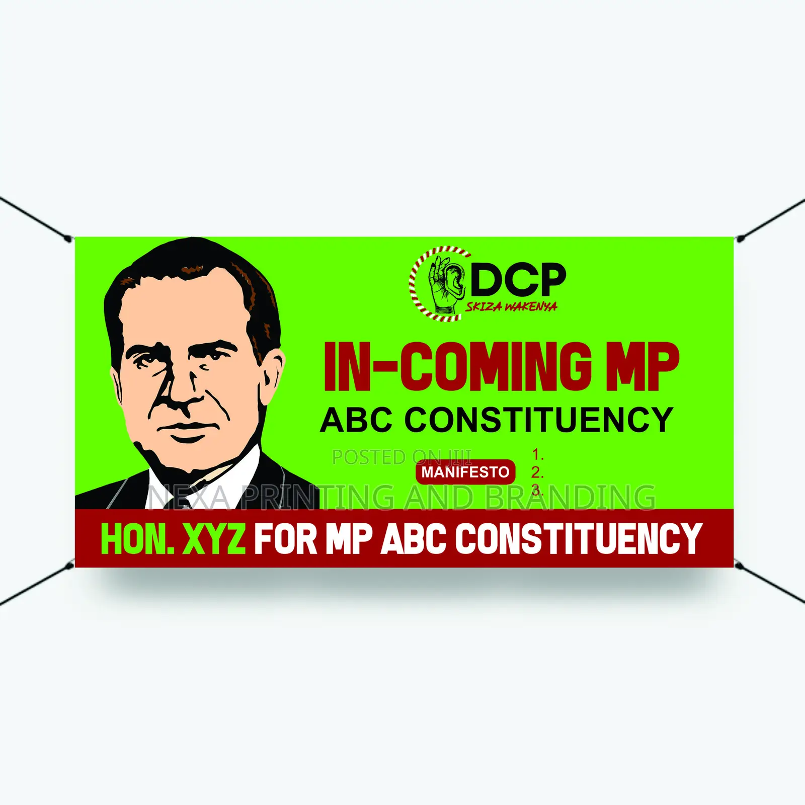 2027 Campaign Banners and Posters