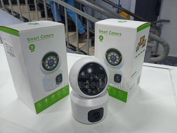 4g Wireless Indoor Smart PTZ Camera With Dual Lenses