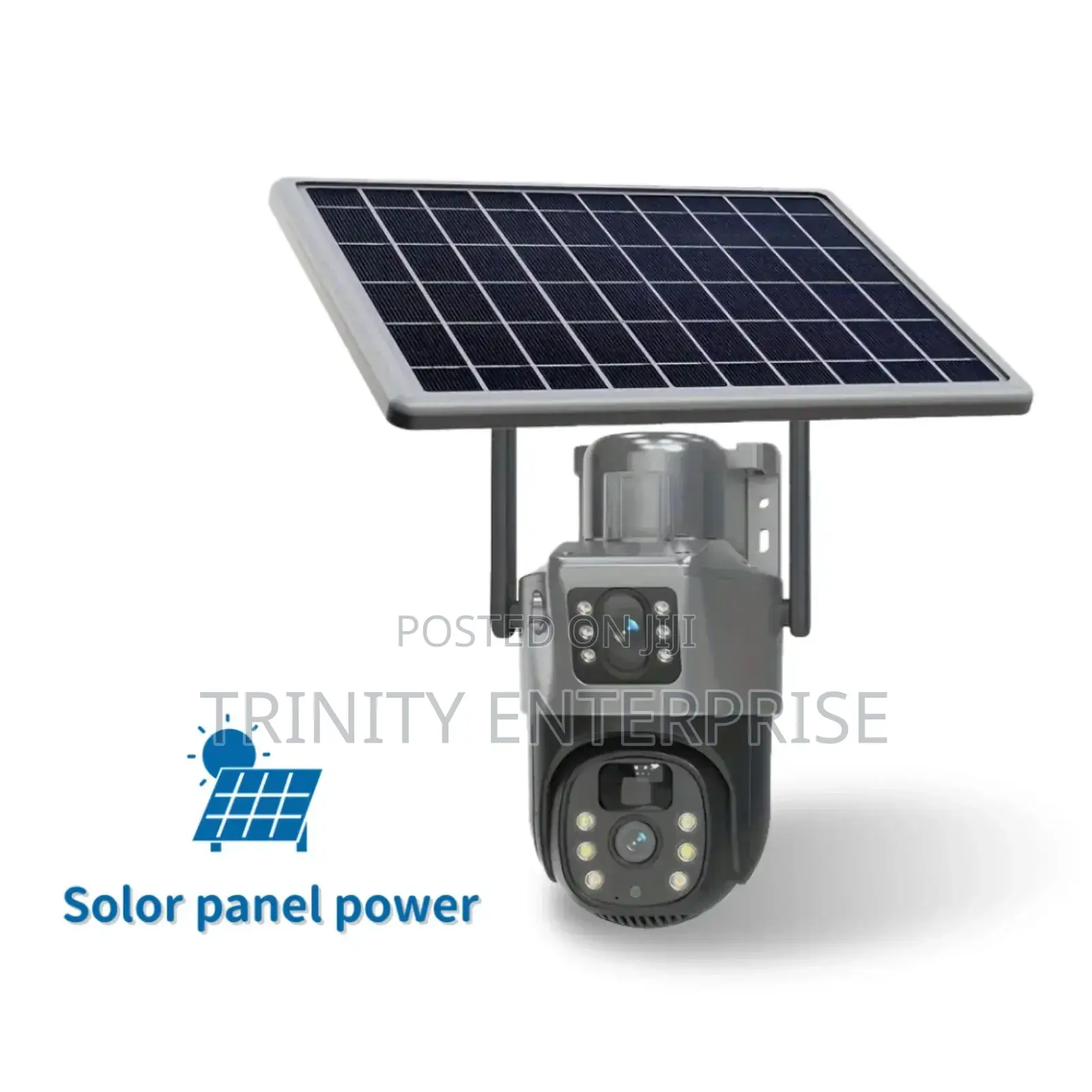 Solar Camera, Hd, Motion Detection, Night Vision, Ip66 Water Proof,