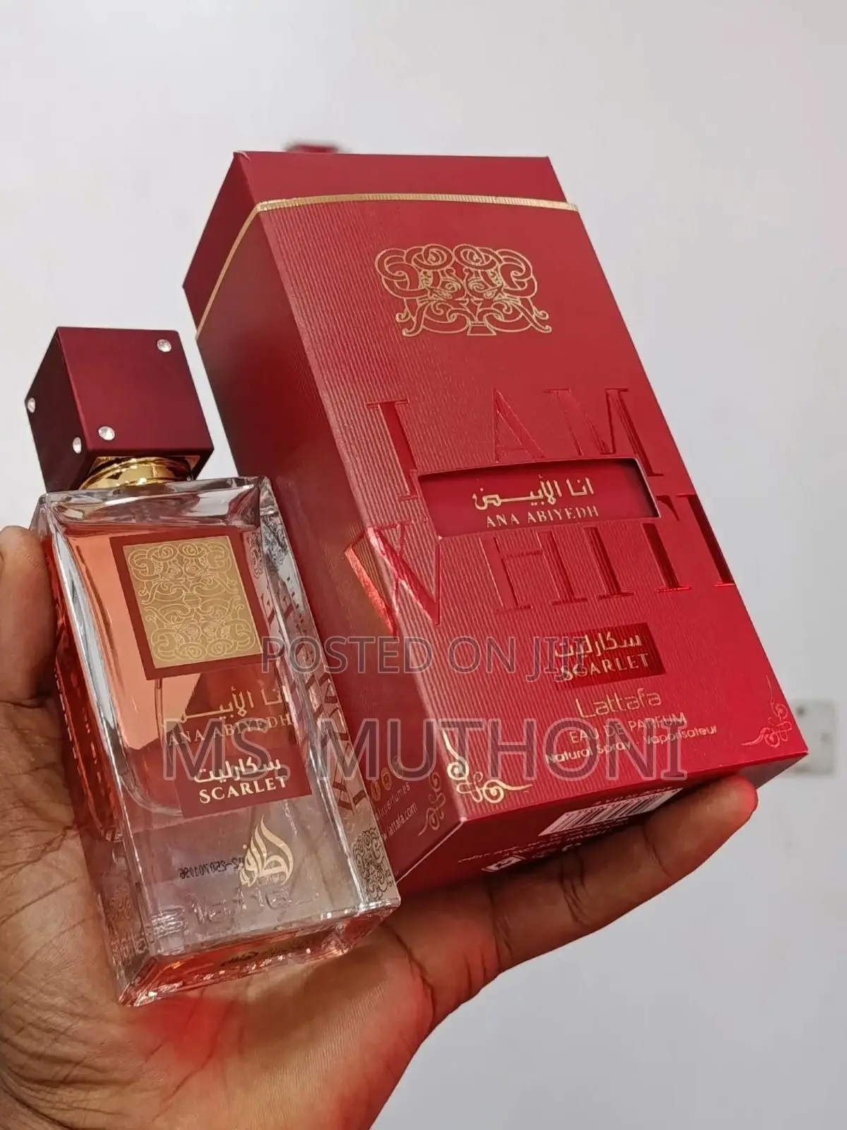 Lattafa Ana Abiyedh Scarlet Eau De Parfum 100 Ml