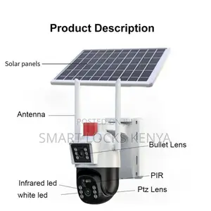 Solar Powered CCTV Security Camera