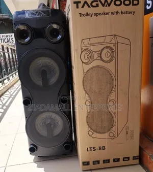 *Tagwood Rechargeable Party Box With Microphone and Remote Trolley