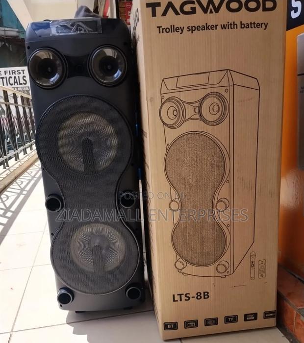 *Tagwood Rechargeable Party Box With Microphone and Remote Trolley