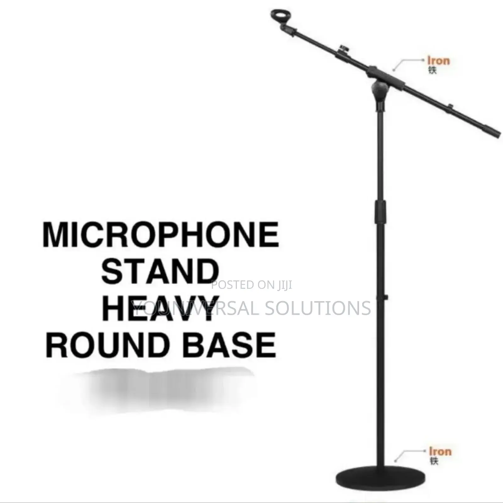 Microphone Stand Heavy Duty Round Base