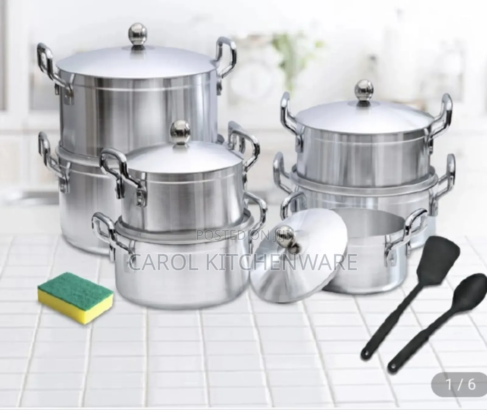 7 PCS Aluminium Cookware Set/14 PCS Aluminium Sufuria