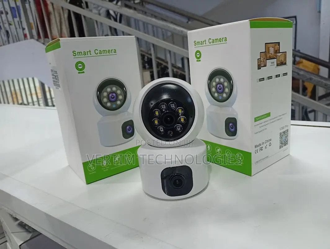 Baby Monitor Indoor Security Camera Dual Lens 4g V380 Camera
