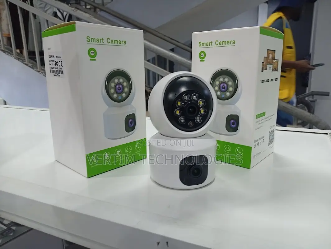 Dual Lens V380 Pro Indoor CCTV Camera for House Monitoring