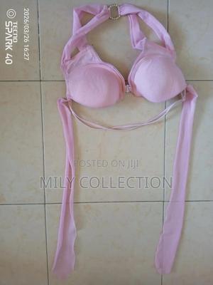Pink Halter Neck Bra - thumbnail 2