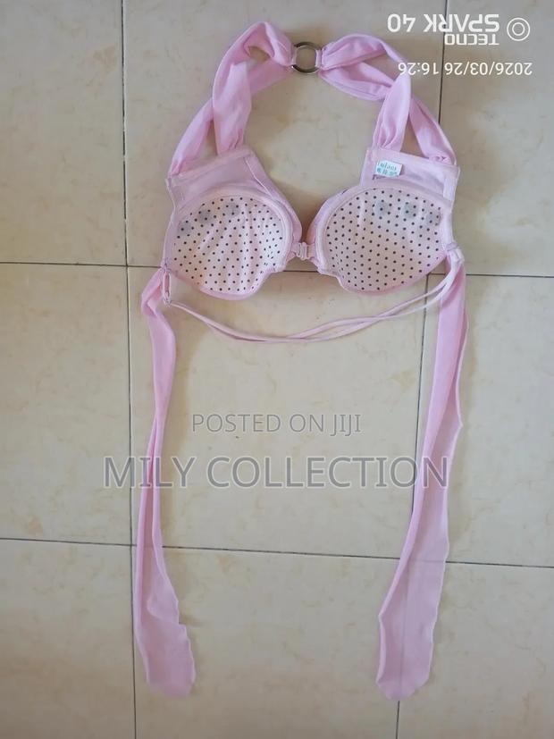 Pink Halter Neck Bra - thumbnail 3
