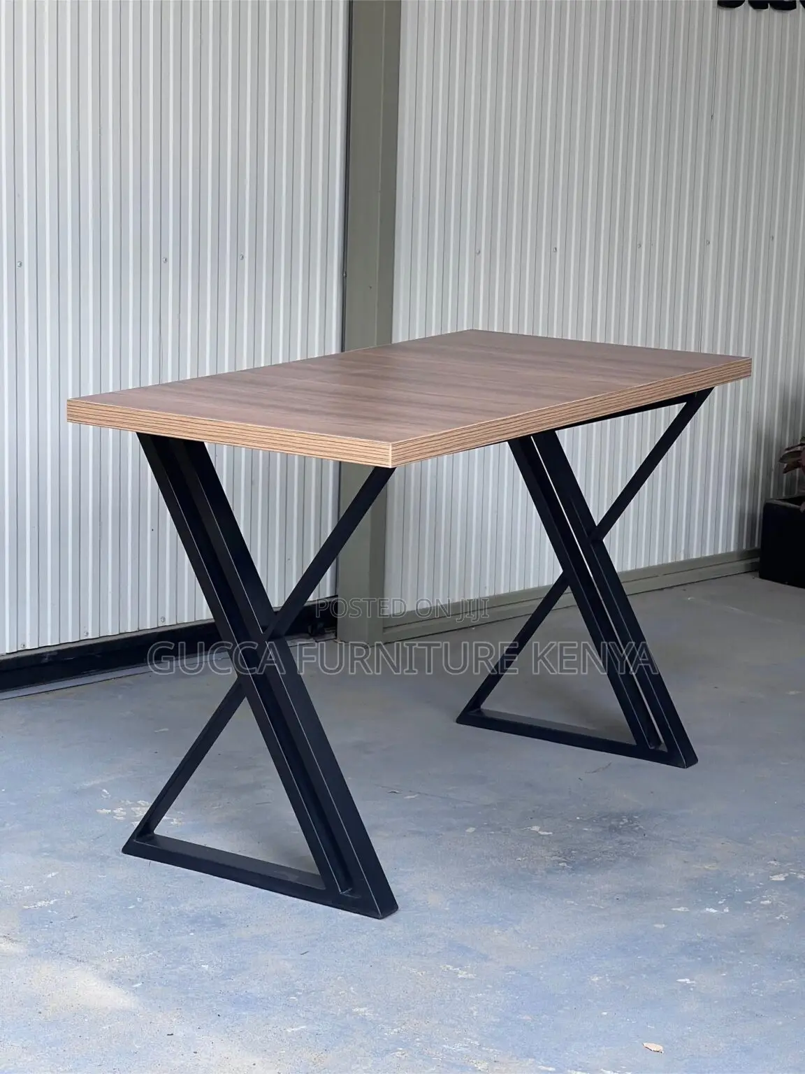 Clerical Customized Computer Desk With Steel Legs