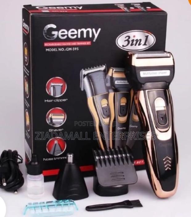 3in1 Geemy Shaver Compact, Powerful, and Versatile Grooming Kit