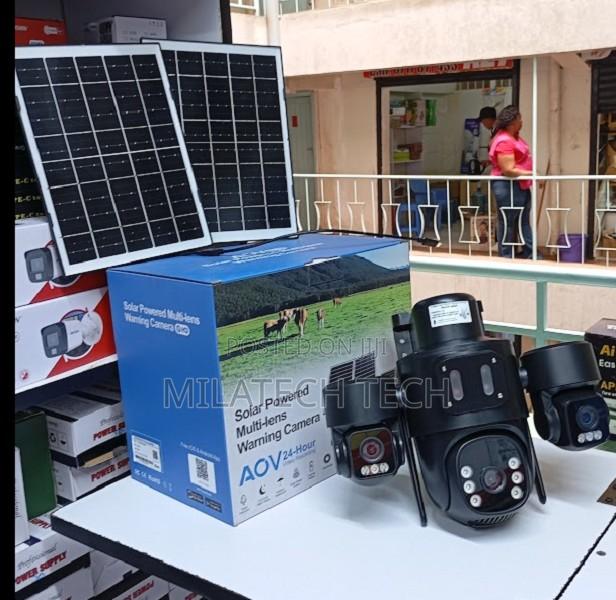 V380 Triple Lens 4g Simcard Solar PTZ Hieasy