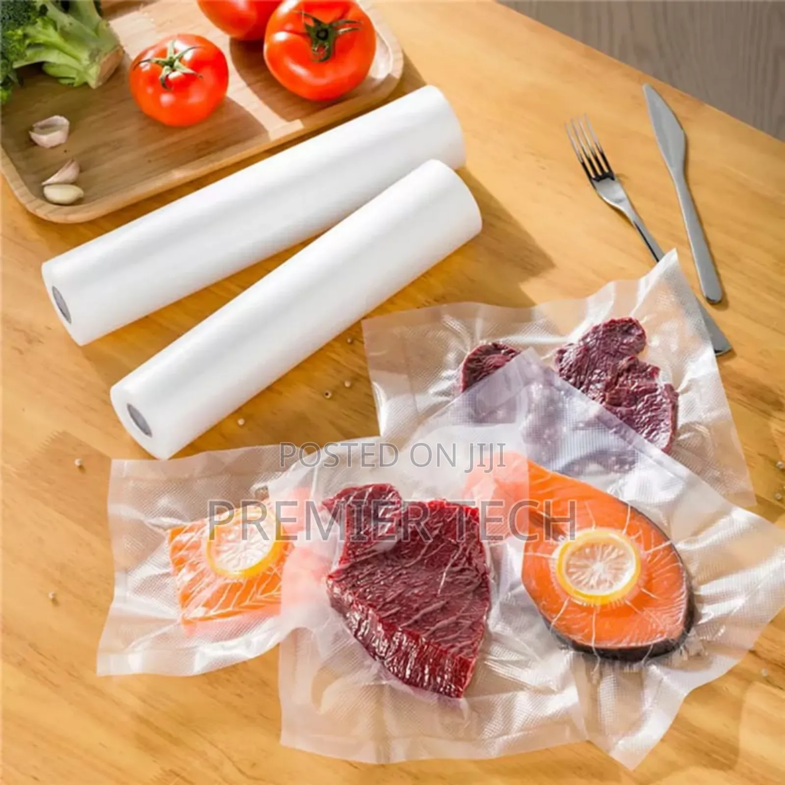 * Vacuum Sealer Rolls Bpa Free Storage Bags Food Saver for Freezer