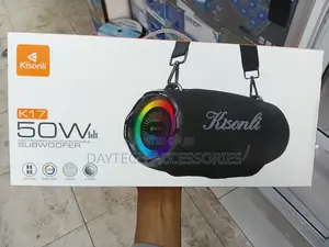 The Kisonli Is a Portable Outdoor Subwoofer Bluetooth Speaker.