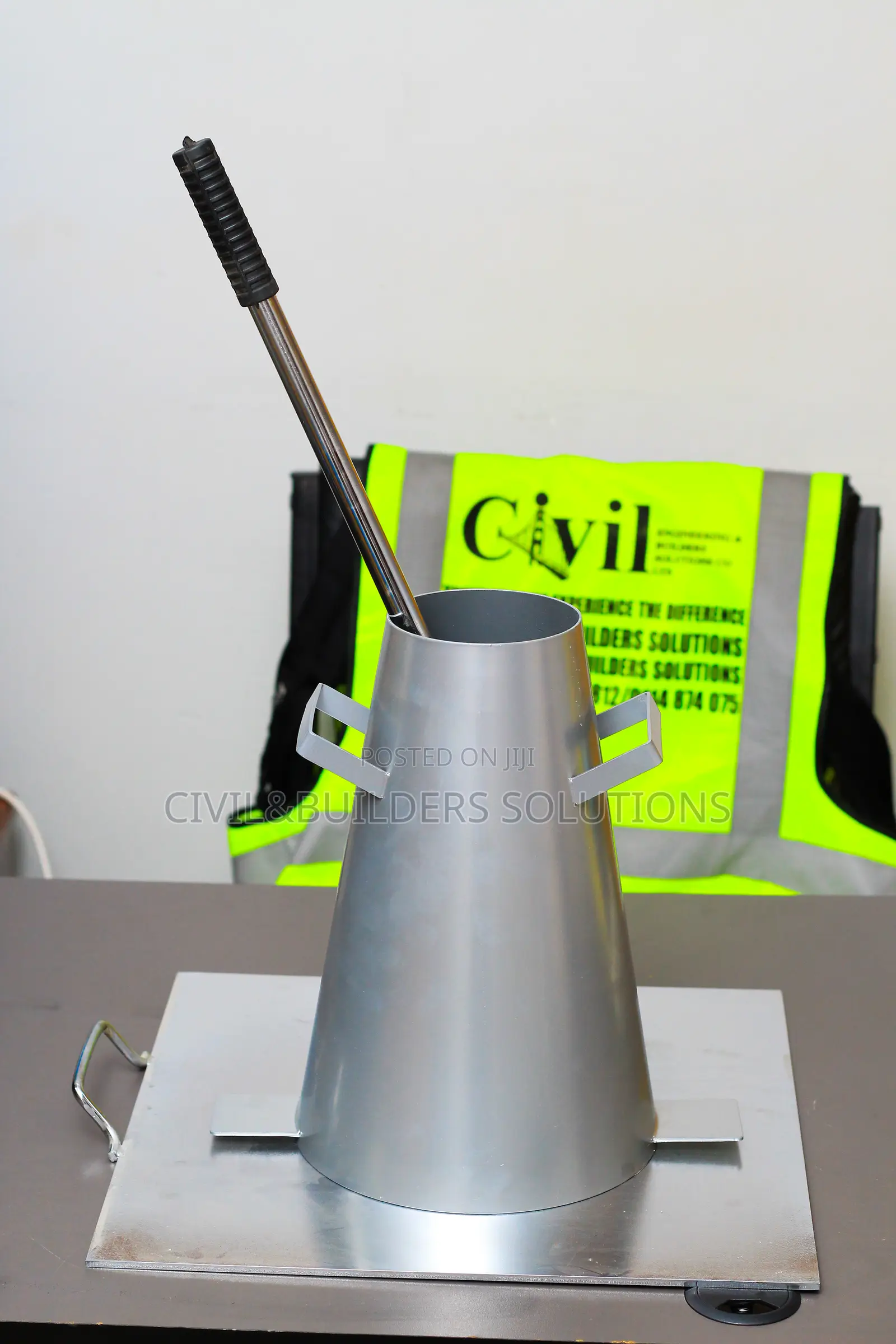 Slump Cone Set With Base Plate