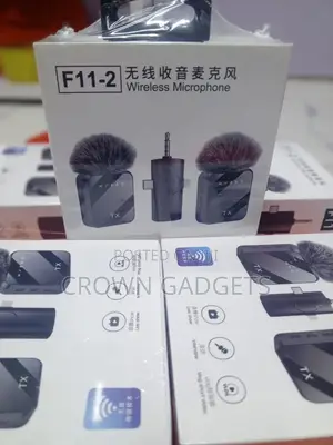 F11-2 Plug And Play Dual Lavalier Mic For Streaming