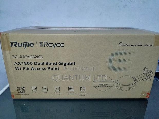 Ruijie Rg-Rap6262(G)) Ax1800 Dual Band Outdoor Wi-Fi 6 Access Point