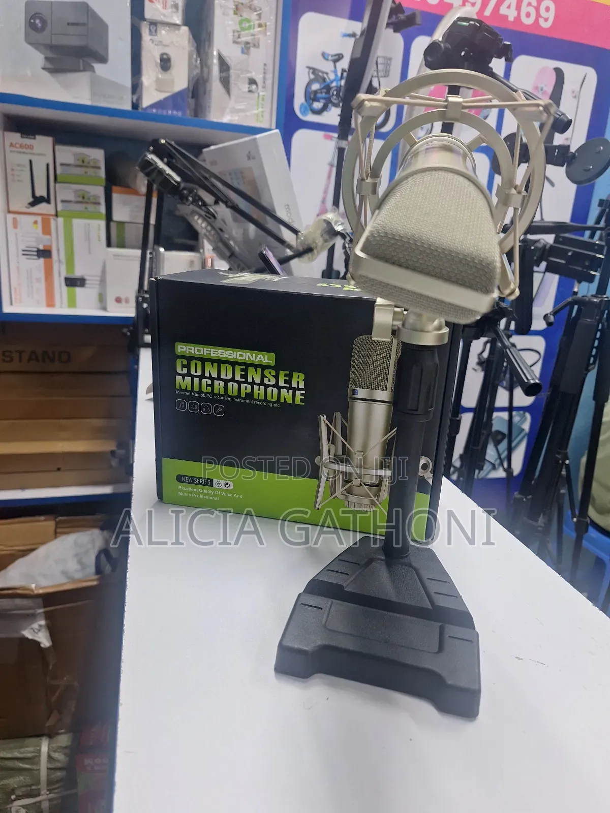 Professional Condenser Microphone With Excellent Voice