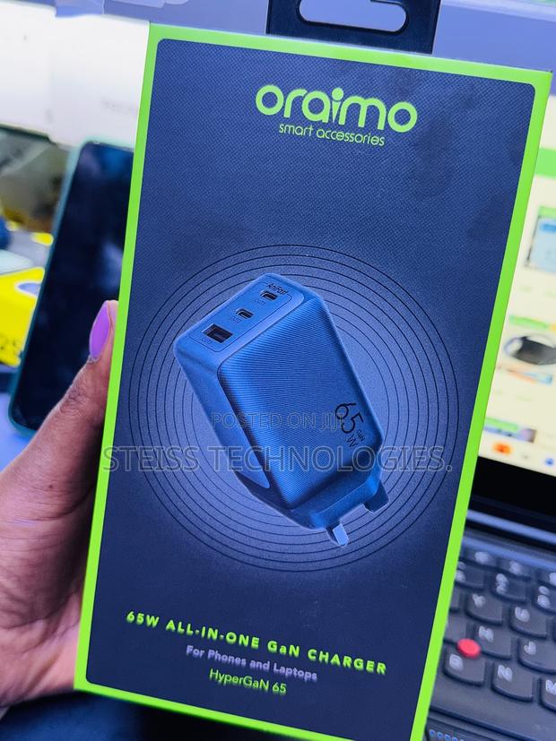 65w Oraimo All in 1 Gan Charger