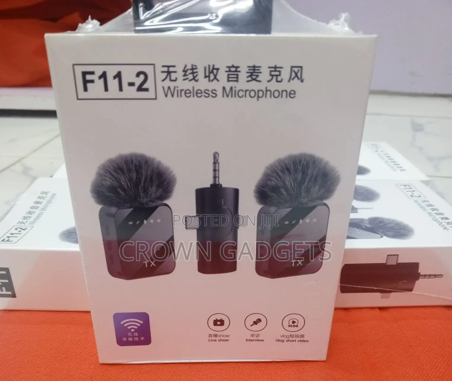 F11-2 Plug And Play Dual Lavalier Mic For Streaming
