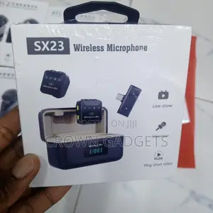 Sx23 Wireless Lapel Mic With Case 9h Battery 40m Range