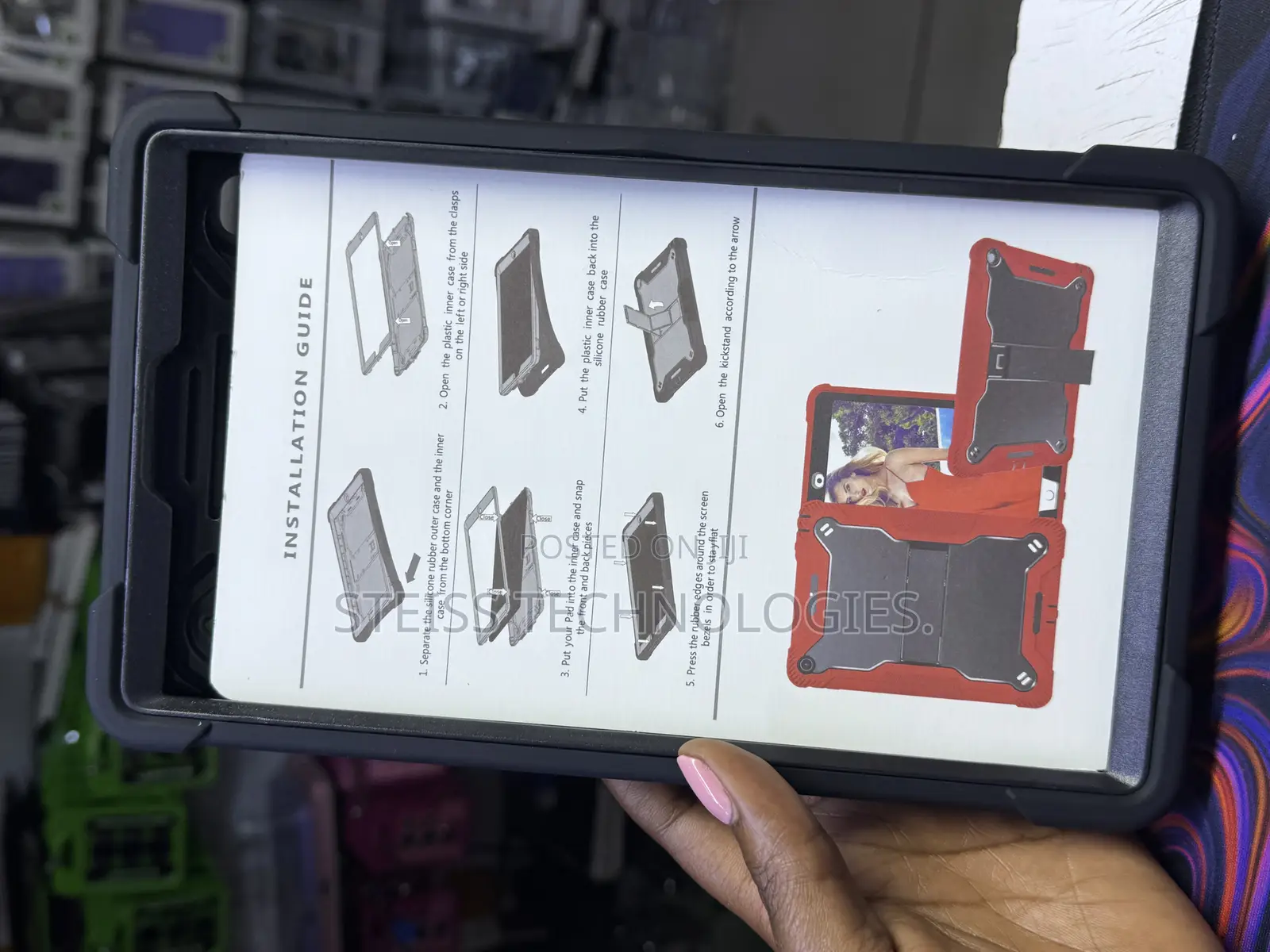 Galaxy Tablet A9lite Armor Backcase