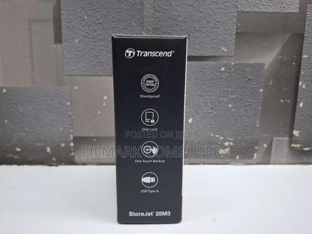 Transcend Usb 3.1 Gen 1 Portable Hard Drive Storejet 25m3 4tb - thumbnail 2