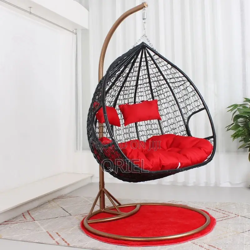 Office Chair : 2-Person Outdoor Hanging Wicker Swing Chair
