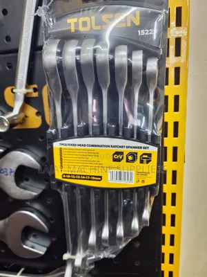 7pcs Combination Ratchet Spanner Set