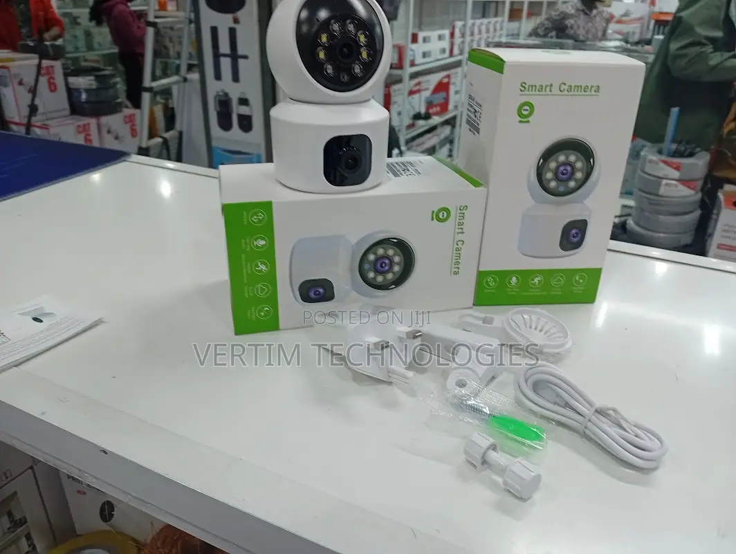 Dual Lens 4g Baby Monitor 4g Dual Screen Indoor Security Cameras