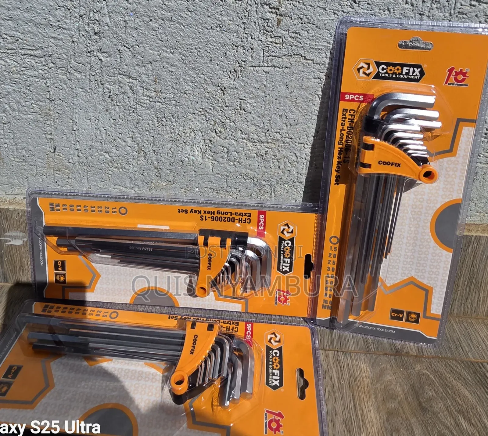 Hey Key Long/ Allan Key Set 10pcs