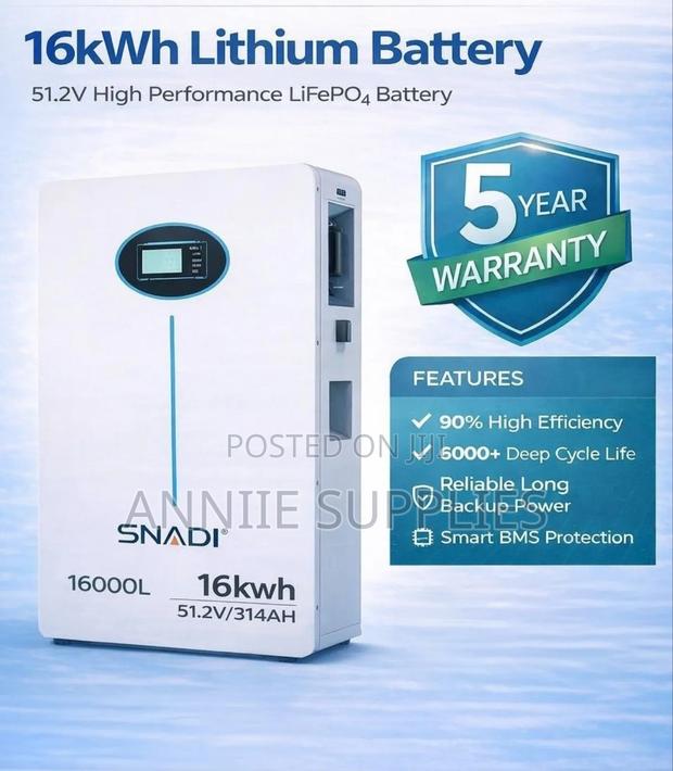 16 KWH Lithium Battery