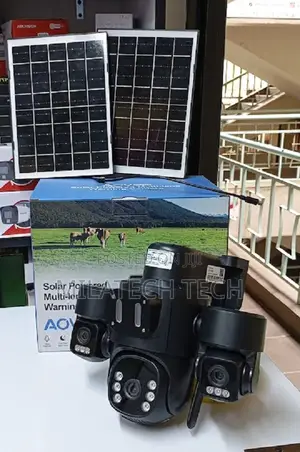 4g Triple Camera Solar Powered Surveillance Hieasy With Strobe