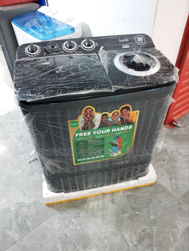 Black Washing Machine. 12kg - thumbnail 3