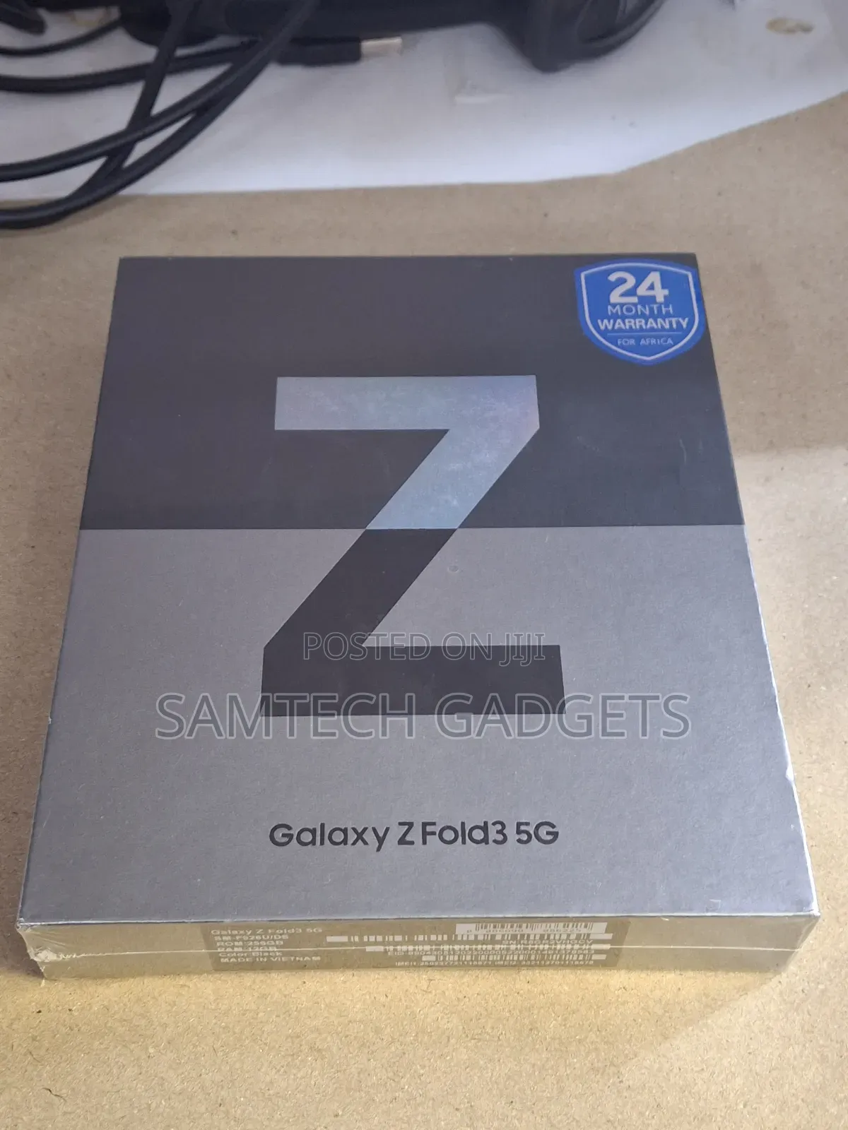 New Samsung Galaxy Z Fold3 5G 256 GB Black