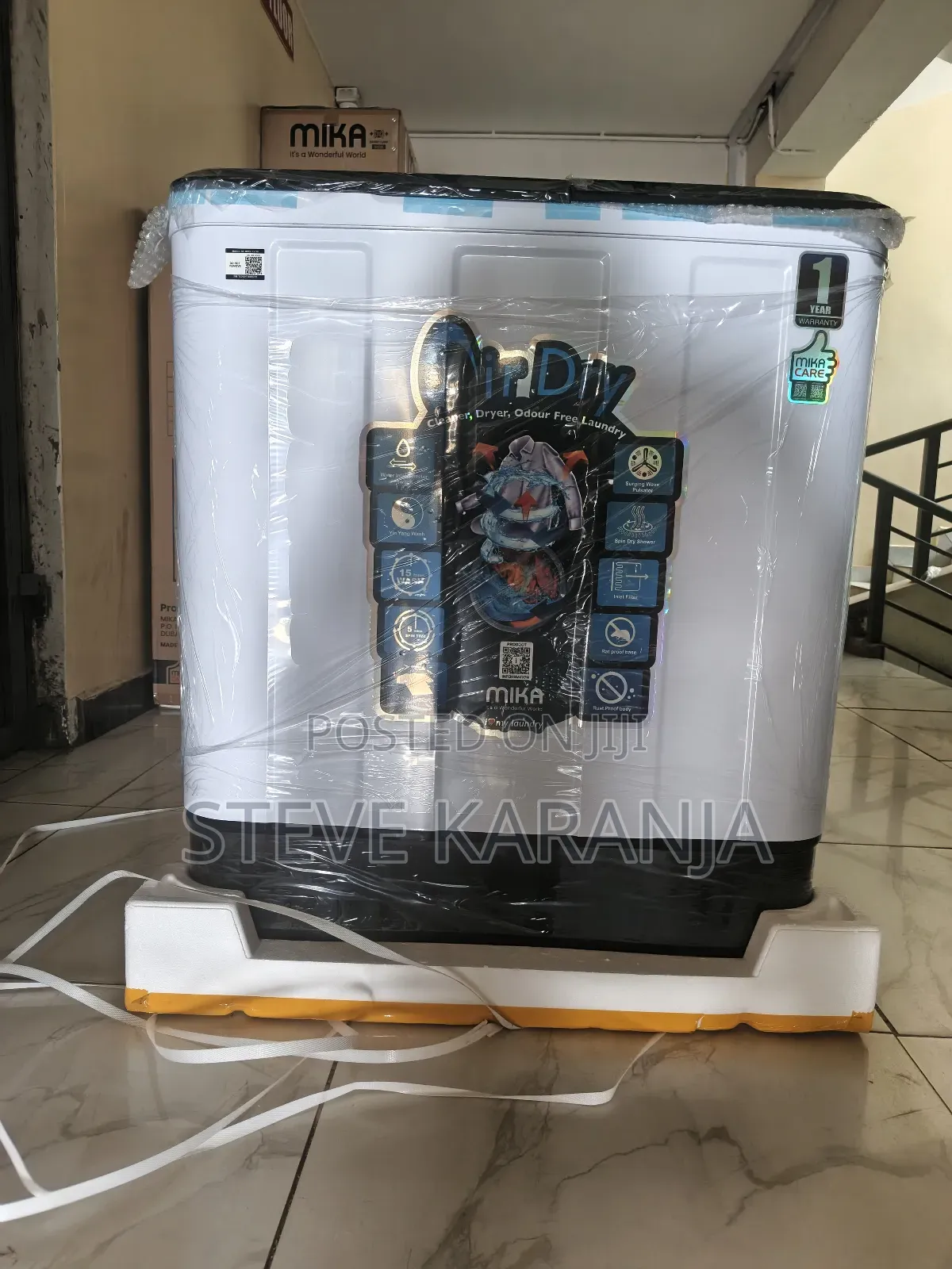 Mika 10kg Wash and Spin Washing Machine