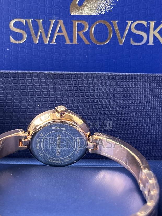Swarovski Crystals Rose Gold Ladies Matrix Bangle Watch - thumbnail 6