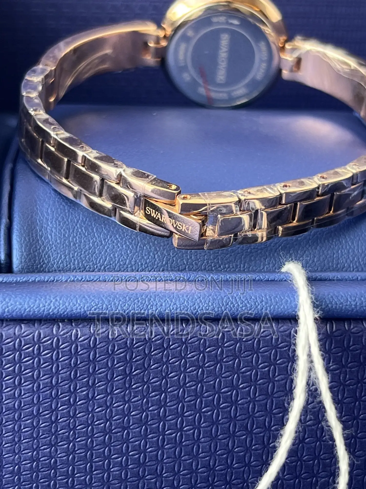 Swarovski Crystals Rose Gold Ladies Matrix Bangle Watch