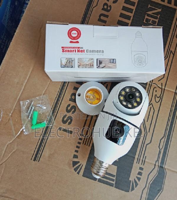 Indoor Security V380 Pro 2mp PTZ Dual Lens Wifi Bulb Camera