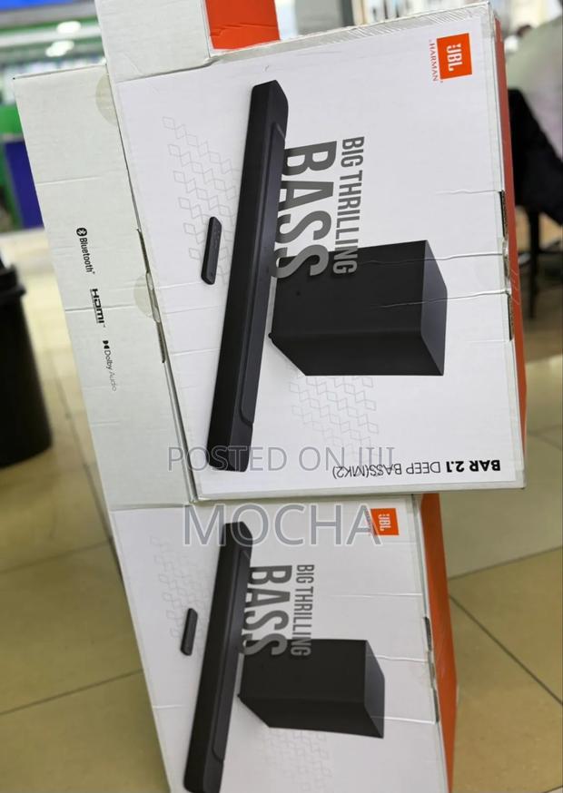 JBL Bar 2.1 Deep Bass (Mk2) Soundbar With Wireless Subwoofer
