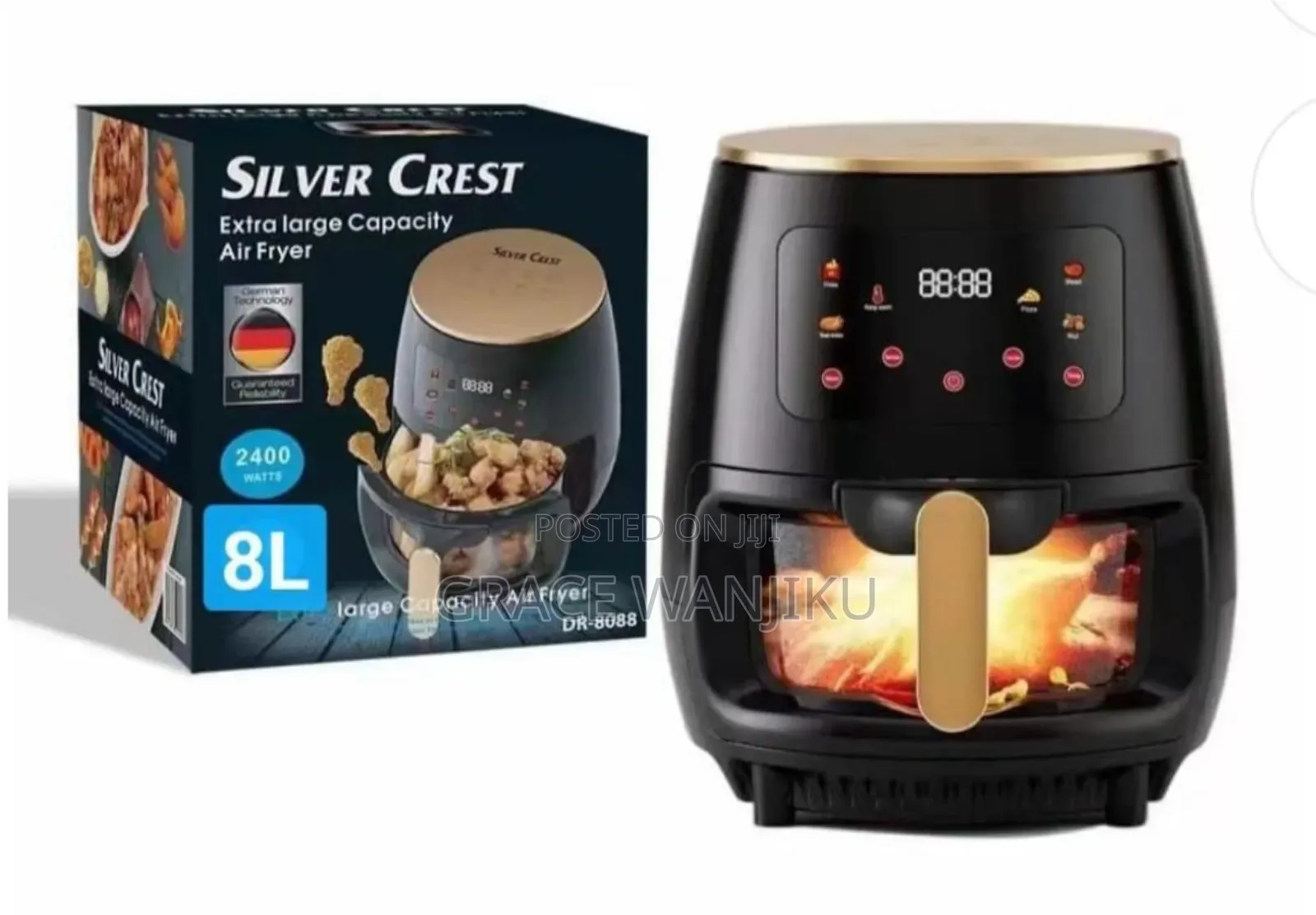 8l Silver Krest Air Fryer