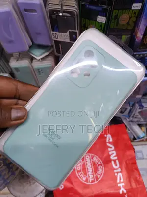 Tile Samsung Galaxy A52 Liquid Silicone Case With Cloth Lining -Mint